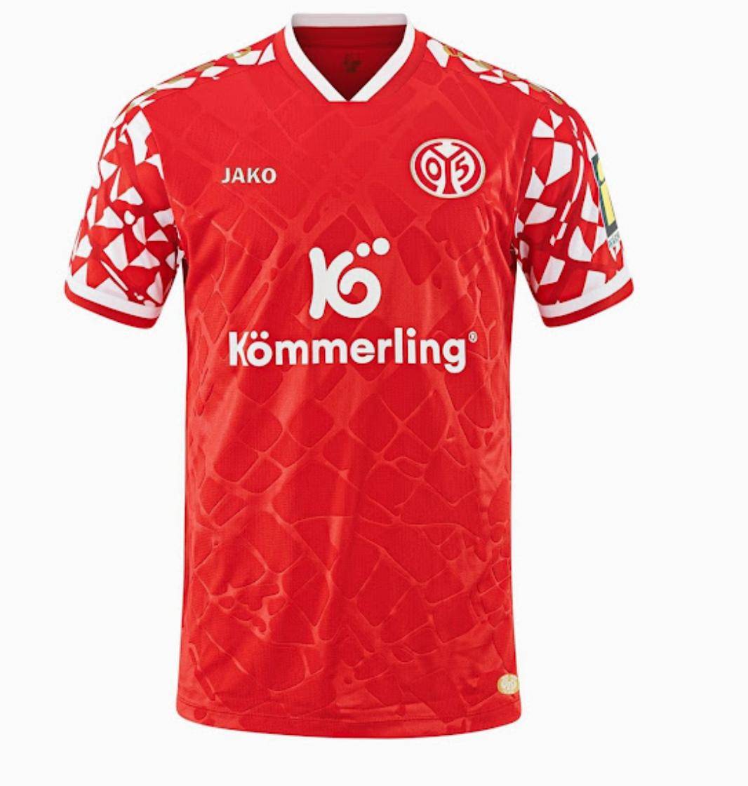 美因茨05足球俱乐部发布25/26赛季全新主场球衣