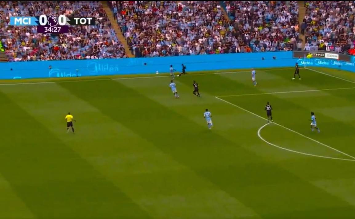 英超战术复盘-热刺是怎么赢的曼城?长传破解高位逼抢