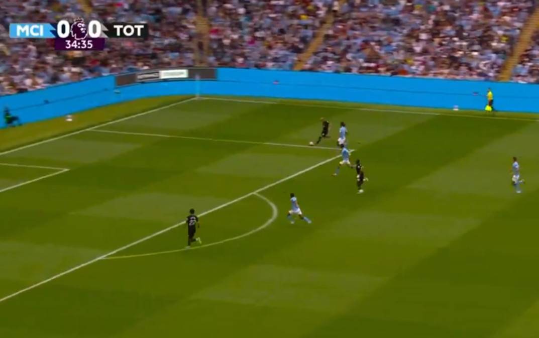 英超战术复盘-热刺是怎么赢的曼城?长传破解高位逼抢