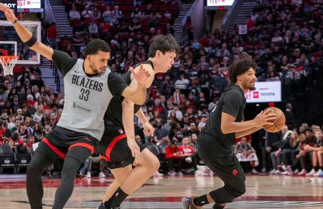 杨瀚森展现实力,或成波特兰开拓者主力中锋!