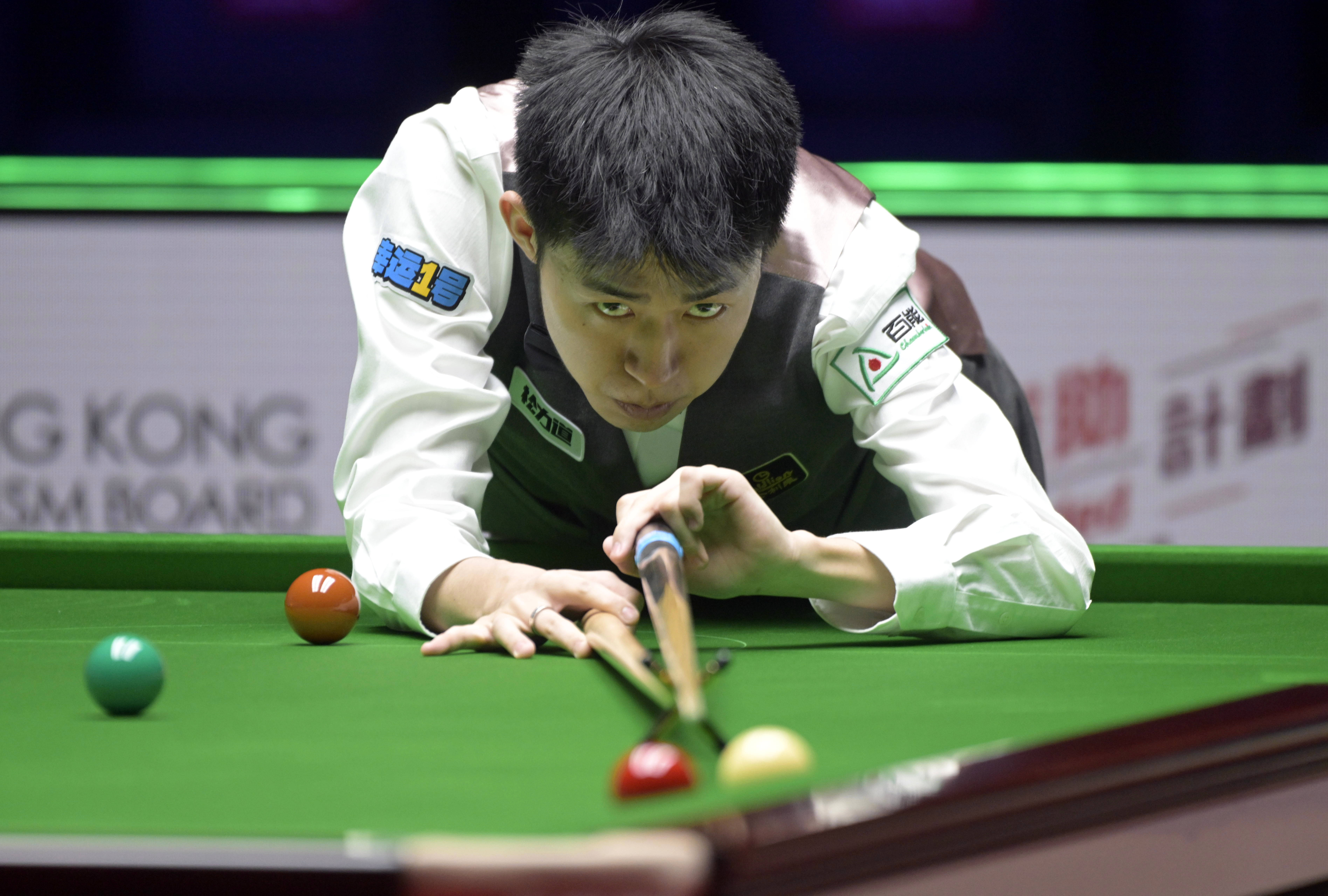 （体育）斯诺克——世界大奖赛：吴宜泽晋级八强